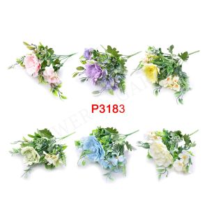 FC P3183 Bouquet Bunga Mawar Hias Artifisial Dekorasi Rumah Kantor Hotel