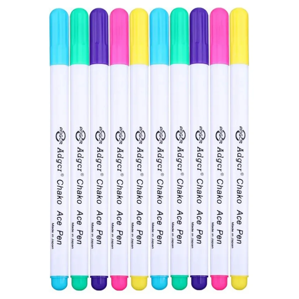 1/6PCS Water Soluble Marker Pen Erasable Ink Cloth Marker Pen Quilting  Sewing Cross Stitch Tool DIY Temporary Marking Tool