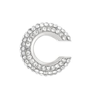 HEALMEYOU Copper C Shape Ear Cuff Crystal Golded C-shaped Ear Clip Punk Thick Ear Buckle Women