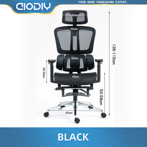 AIODIY Ergonomic chair waist support Computer chair backrest Rotating lifting household comfort breathable cool Sedentary Can lie down office seat Esports Chair