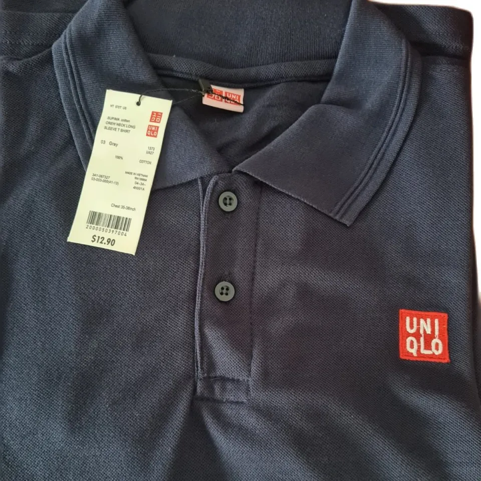 Jual UNIQLO Men Polo Shirt Kaos Olahraga Pria DRY EX Lengan Pendek