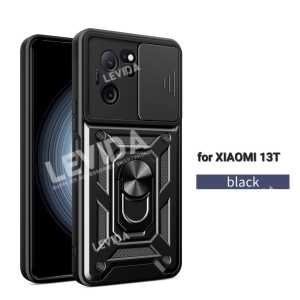 Case Xiaomi 13T Xiaomi 13T Pro Case Robot Slide Kamera Protect Ringstand