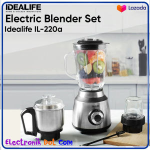 BLENDER PREMIUM IDEALIFE IL 220A 3 IN 1 - 1.5 LITER + 6 Mata Pisau