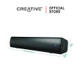 CREATIVE SPEAKER Stage Air V2 ลำโพงบูลทูธซาวด์บาร์พกพาได้. 