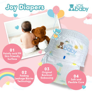 Local Brand| 6 Packs |Joybaby Ultra-Thin Pants Diapers | Super Absorbent | Sizes S to 4XL | Breathable & Comfortable