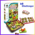 Smart Squirrels 60 Challenges | Squirrels Go Nuts Fun Sliding Puzzle Board Game | Ages 5+ | Birthday Gift Toys for Kids Boys Girls | Children Educational IQ Training. 