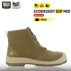 [ของแท้พร้อมส่ง] Safety Jogger รุ่น ECODESERT S1P MID รองเท้าเซฟตี้หุ้มข้อ หัวเหล็ก พื้นกันทะลุ ระบายอากาศ