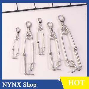 [NYNX] 1 cái vòng thép không gỉ Kẹp câu cá ngừ với đầu nối vòng xoay cho spearfishing phụ kiện câu cá dài