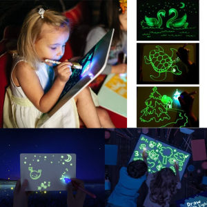 A3/A4/A5 Light Writing Tablet Pad Kids Children Drawing Doodle Board Educational Toys Birthday Gifts for Boys Girls