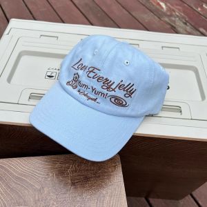 HULEQQI Casual Bear Embroidery Baseball Hat Adjustable Korean Style Teenagers Baseball Cap Autumn Cotton Duck Tongue Hat Women