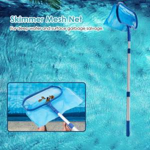 [Arrived within 3 days] 1Pcs /  2Pcs  / 5Pcs Swimming Pool Net Leaf Rake Mesh Skimmer with Telescopic Pole for Pools Spas Lightweight cleaning tools for swimming pool