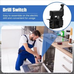 DIVATEN Plastic Hammer Drill Switch Control Component Replacement Part Power Tool Switch Durable Power Tool Replacement for Makita