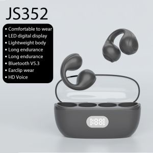 Original 2023 NEW JS352 Bone Conduction Earphones Earbuds Earrings Wireless Bluetooth Earphones TWS Sports Gaming Headsets