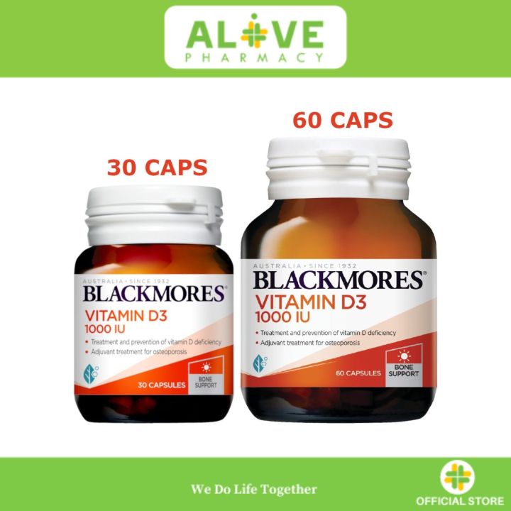 BLACKMORES VITAMIN D3 1000 IU CAPS 30'S Lazada
