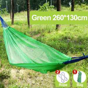 Duyan Ice Silk Waterproof Quick-Dry Lightweight Folding Hammock with Storage Bag for Camping Hiking