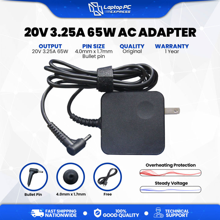 thumbnail image 2 of AC Adapter Charger For Lenovo IdeaPad 330 & 330S Series – Power Supply Cord 2 of 4