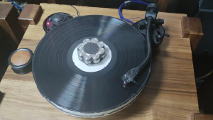 Stainless Steel Turntable Disc Bottom for LP Record Clamp Disc Stabilizer Record Weight Super Nice Design