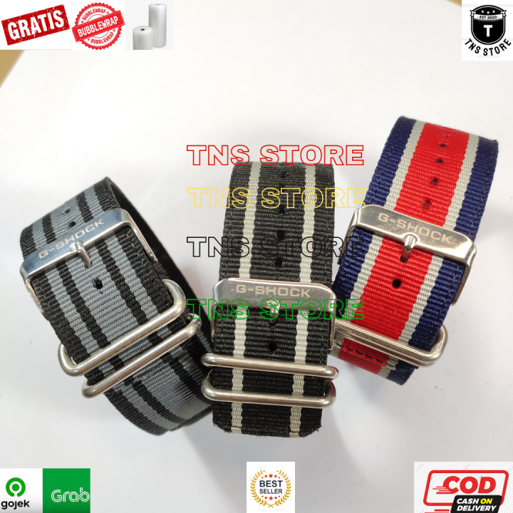 Tali Jam Tangan Casio Ga Gd Series Model Canvas Lazada Indonesia