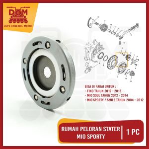 Rumah Peloran Stater Assy Mio Sporty (TOKAIDO) Kode 5TL One Way Oneway Wanwei Rumah Peloran Starter