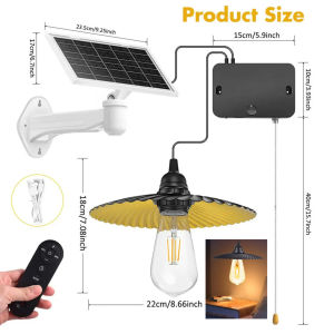Solar Light Solar Chandelier Outdoor Lighting Retro Bulb Chandelier Powered Pendant Lights Split Solar Light IP65