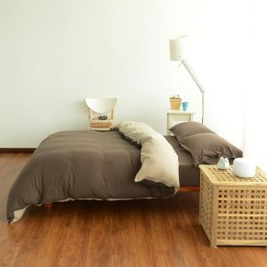 Cotton Pure™ Coyote Brown Jersey Cotton Quilt Cover
