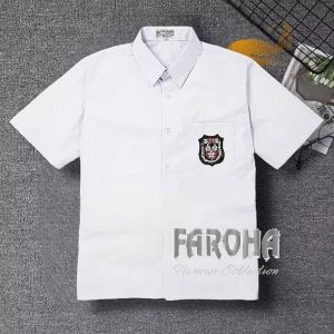 Baju Putih SD Lengan Panjang Dan Lengan Pendek Seragam Sekolah SD Terbaik Kain Katun Oxford