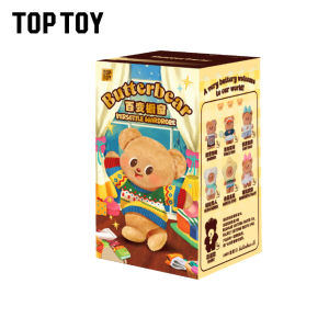 TOP TOY Butter bear Versatile Wardrobe Plush Pendant Blind  Collective Toy Figures Birthday Gift