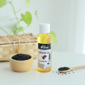 เพียวเกรน น้ำมันงาสกัดเย็น100%