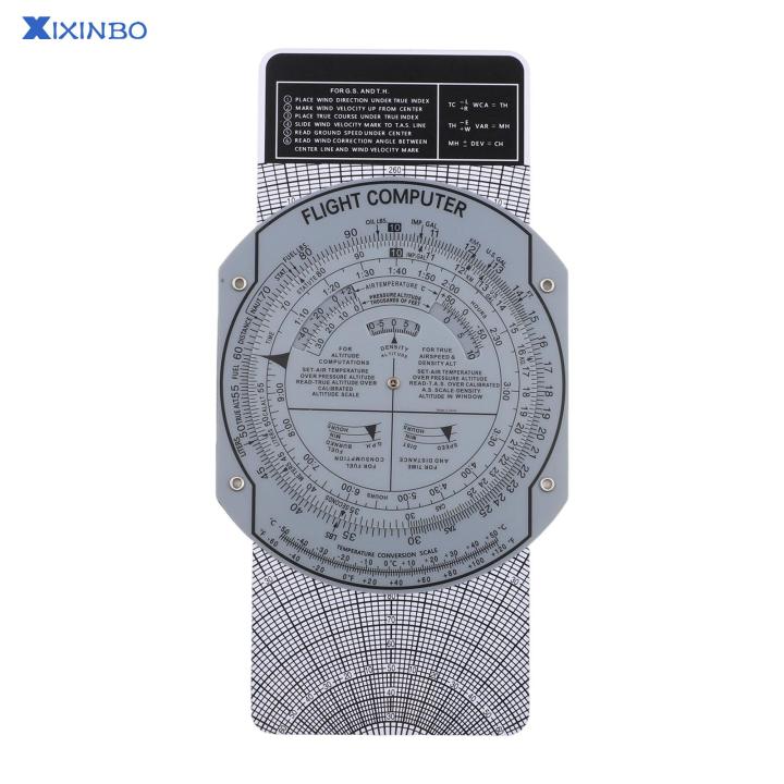 【YF Elife】 Reliable E6B For aviation Plotter Must Have Ruler for Pilots ...