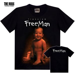 ( THE ROXX ) FRANCISM - FREEMAN T-SHIRTS cotton made in Thailand .C