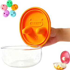 Hộp đựng không lộn xộn hai trong 1 (nắp đi kèm với nắp ngón tay) hộp đựng với nắp silicon để dễ dàng lấy và hộp lưu trữ để lưu trữ