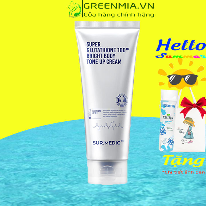 super glutathione 100 bright tone up cream NEOGEN SUR.MEDIC 100 40ml |10000% Authentic Korean Cosmetics Shop Sur.Medic - Super Glutathione