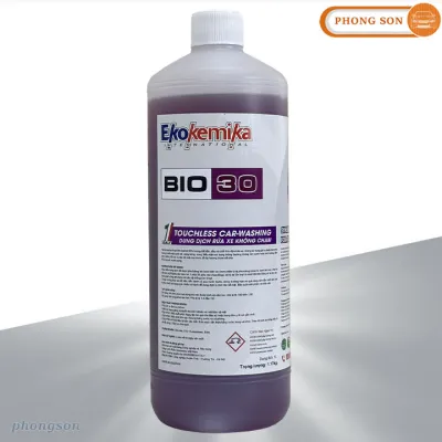 Nước rửa xe không chạm Bio 30 Ekokemika chai 1 lít - BIO30 rửa ôtô con ô tô khách xe máy