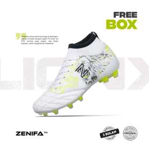 Sepatu Bola ZENIFA VANTHERA WHITE PINK LS Dewasa" Boots