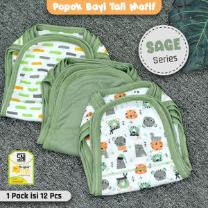 Popok Tali Bayi RANDOM Isi 12 Pcs PPK-12 Popok Kain Perlengkapan Bayi New Born Baru Lahir 1 Lusin Murah