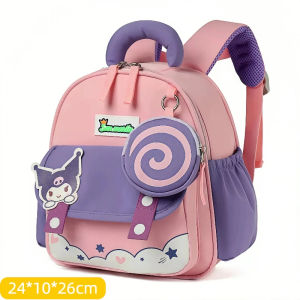 Kuromi Backpack for School Colorful Kindergarten School Bag 3-6 Ages Bag for Kids