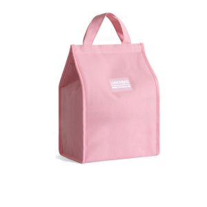 CHICKETTI Kids Women Portable Casual Bag Storage Bags Letter Picnic Tote Food Drink Cooler Bag Camping Lunch Bag Canvas Handbag Lunch Box Lunch Organizer