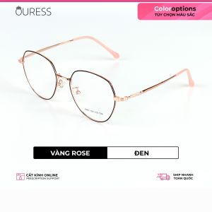 Gọng kính hợp kim thời trang nam nữ siêu nhẹ siêu bền OURESS 9067