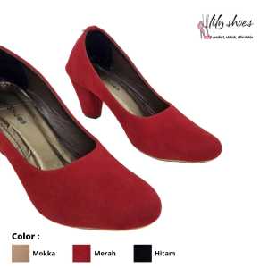 LILY SHOES - Hunter Sepatu Kerja Wanita Casual Heels Pantofel Trendy Polos