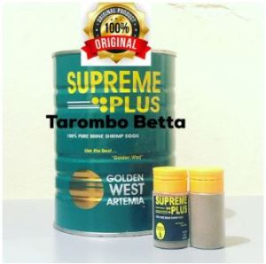 ARTEMIA SUPREME PLUS 10gr 30gr 50gr 100gr MAKANAN KULTUR TETAS PAKAN IKAN AIR AQUARIUM KOLAM AQUASCAPE