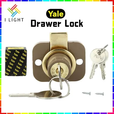 （Fast Delivery）Yale Drawer Lock V9660HE Heavy Duty Cam Lock For Cabinet Or Drawer With Screw
