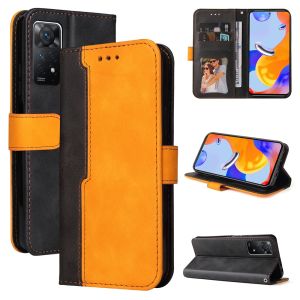 For Xiaomi Redmi Note 11 10 9 Pro Max 4G / Note 10 5G / Note 11S 10S 9S Phone Case Leather Wallet with Hand Strap Card Slot Flip Cover Casing