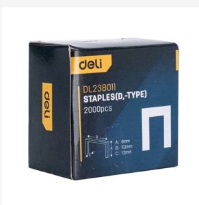 Deli Tools Door-Type Nail Gun Portable Industrial Staple Gun Heavy Duty Gun Tacker Metal Stapler Gun