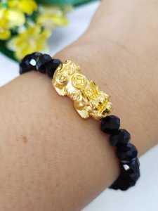 Tiara Jaya88 #Gelang Emas Pi Xui Liontin Charm Emas Pi Xiu Melambangkan Keberuntungan Dan Kemakmuran Mas 9999