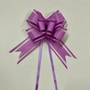 โบว์รูด 32mm สีเมทาลิค โบว์ติดของขวัญ โบว์รูดเนื้อเงา สังฆทาน ของรับไหว้ (ยกแพ็ค10เส้น)