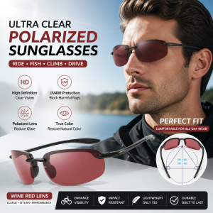 Polarized Fishing Sunglasses Underwater View Eyewear Outdoor Fishing Glasses