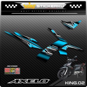 (COD)Sticker Striping Variasi Suzuki Shogun AXELO Stiker Striping Acesoris Motor Shogun AXELO. KS.02