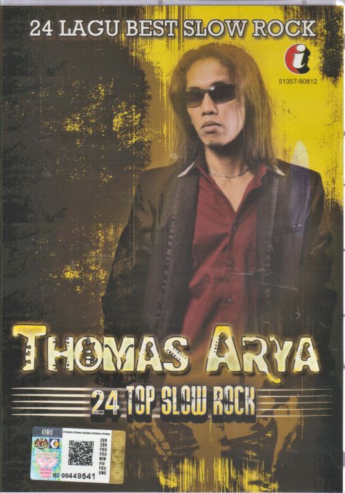 CD Thomas Arya 24 Lagu Best Slow Rock (51357-80812) Lazada