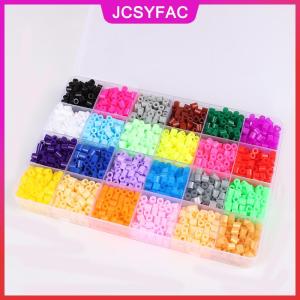 JCSYFAC 24 màu sắc 5 mét Hama Hạt Đồ chơi cầu chì Bead cho trẻ em DIY handmaking 3D đồ chơi