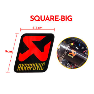 【COD】วัสดุอลูมิเนียมทนทาน สติ๊กเกอร์ติดท่อ เพลทติดท่อ Akrapovic 3M งานอลูมิเนียมทนร้อน ทนความร้อนและไม่หลุดง่าย